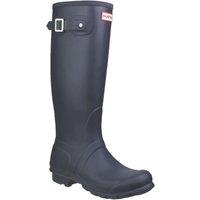 Hunter Original Tall Size 7 Womens Navy Non Safety Wellies (350XW)