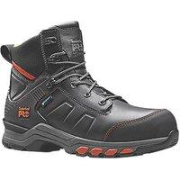 Timberland Pro Hypercharge Size 9 Black/Orange Waterproof Safety Boots (351JH)