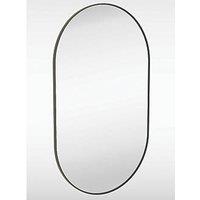 Sensio Nebula Oval Illuminated Bathroom Mirror Black With 2496lm LED Light 1000mm x 600mm (351PE)