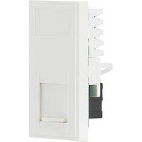 Contactum Media Modular Cat 6 RJ45 Ethernet Socket White (351RP)