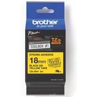 Brother TZES641 Strong Adhesive Labelling Tape 18mm x 8m (352KL)