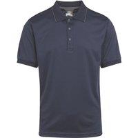 Regatta Navigate Short Sleeve Polo Shirt Navy/Seal Grey 3X Large 50" Chest (352TN)