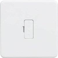Knightsbridge 13A Unswitched Fused Spur Matt White (352TY)