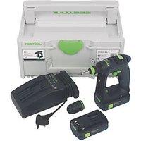 Festool CXS 18 C 3.0-Plus 18V 2 x 3.0Ah Li-Ion Airstream Li-High Power Brushless Cordless Drill Driver (353HM)