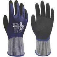 Wonder Grip WG-518W Oil Plus Gloves Purple 2X Large (353VJ)