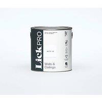 LickPro Max+ 2.5Ltr White 10 Eggshell Emulsion Paint (354JX)