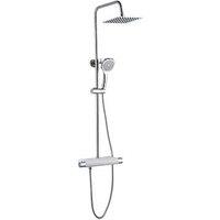 ETAL Garda Rear-Fed Exposed Polished Chrome Thermostatic Bar Mixer Shower (354RF)