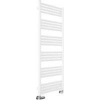 Terma 1380mm x 500mm 2002BTU White Flat Designer Towel Radiator (354RH)
