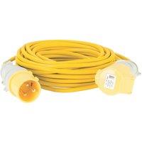 Defender Yellow 110V 32A Extension Lead 14m x 2.5mm (354XX)