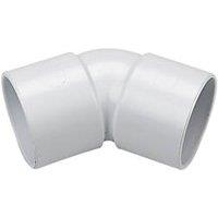FloPlast Bends 135 White 40mm 5 Pack (35521)