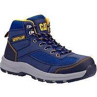 CAT Elmore Mid Size 8 Navy Steel Toe Cap Safety Trainer Boots (355PR)