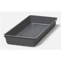 Essentials Nitaki Plastic Cutlery Tray 198mm x 424mm Grey (355PY)