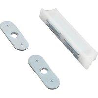 Essentials 2-Door Magnetic Cabinet Catch White 65mm x 10mm 10 Pack (355TE)