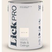 LickPro 5Ltr White 06 Vinyl Matt Emulsion Paint (355TM)