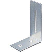 Essentials Adjustable Corner Bracket Silver 55mm x 80mm x 30mm (356TE)