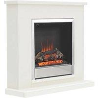 Be Modern Elsham Electric Fireplace White 1020mm x 300mm x 920mm (356TT)