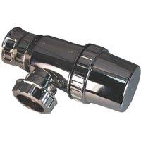 FloPlast Uni Compression Telescopic Bottle Trap Chrome 32mm (356VF)