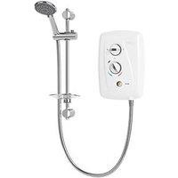 Triton T80 Easi-Fit + White/Chrome 8.5kW Electric Shower (3570T)