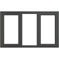 Crystal Left & Right-Hand Opening Clear Double-Glazed Casement Anthracite Grey uPVC Window 1770mm x 1115mm (357JP)