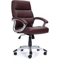 Nautilus Designs Greenwich High Back Executive Chair Cherry Brown (357PK)