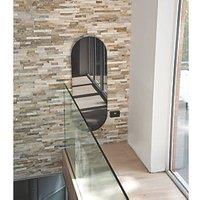 Towelrads Vetro 700W Electric Wall-Mounted Glass Infrared Designer Radiator 1380mm x 500mm Mirror 2388BTU (357RY)
