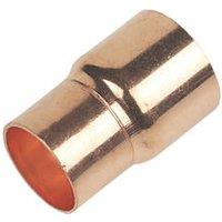Flomasta Copper End Feed Fitting Reducers F 22mm x M 28mm 2 Pack (35817)