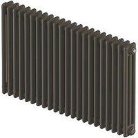 Acova 600mm x 1042mm 4571BTU Bronze Horizontal 3 Column Radiator (358FW)