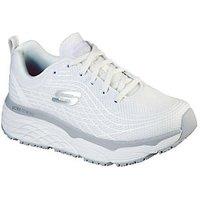 Skechers Max Cushioning Elite Sr Size 6 Womens White Occupational Trainers (358PR)