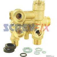Baxi 7224763 3-Way Valve Assembly with By-Pass (358TP)