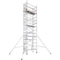 Boss 850 Ladderspan 3T Single Depth Top Grade Aluminium Tower 0.6m x 1.8m x 11.2m (359CJ)