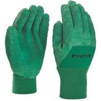 Verve Mixed Fibres Gardening Gloves Green Large (359HG)