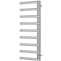 Towelrads 1245mm x 500mm 1716BTU Chrome Flat Designer Towel Radiator (359RY)