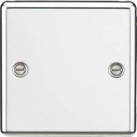 Knightsbridge 1-Gang Blanking Plate Polished Chrome (359TY)