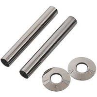 Arroll Pipe Shroud Kit Black Nickel 18mm x 130mm 2 Pack (3600G)