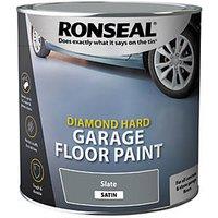 Ronseal 2.5Ltr Slate Satin Heavy Duty Garage Floor Paint (36047)