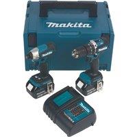 Makita DLX2414SJ 18V 2 x 3.0Ah Li-Ion LXT Brushless Cordless Twin Kit (360TM)