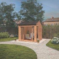 Mercia Vermont 7' 6" x 7' 6" (Nominal) Apex Timber Summerhouse (360YL)