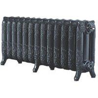 Arroll 470mm x 1074mm 3992BTU Pewter Cast Iron 3 Column Radiator (3612P)