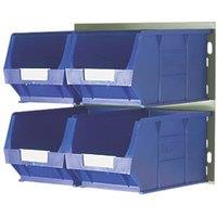 Barton TC4 4 PC Single-Sided Storage Bin Kit 457mm x 300mm (36146)