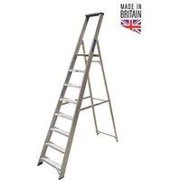 Lyte Aluminium 2.31m 8 Step Platform Step Ladder (361FG)