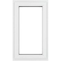 Crystal Left-Hand Opening Clear Triple-Glazed Casement White uPVC Window 610mm x 965mm (361JM)