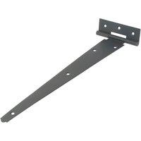 Black Powder-Coated Light Duty Tee Hinges 305mm 2 Pack (36203)