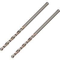 Erbauer Straight Shank Metal Drill Bits 2.5mm x 57mm 2 Pack (362JL)