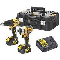 DeWalt DCK2060M2T-SFGB 18V 2 x 4.0Ah Li-Ion XR Brushless Cordless Twin Pack (362JT)