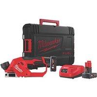 Milwaukee M12 BLP-402X 12V 2 x 4.0Ah Li-Ion RedLithium Brushless Cordless Planer (362KN)