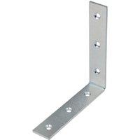 Essentials Angle Bracket Silver 100mm x 100mm x 20mm (362TA)