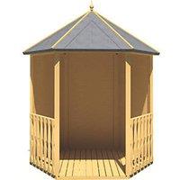 Shire 7' x 6' (Nominal) Hexagonal Timber Gazebo (362TJ)