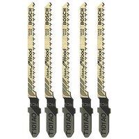 Bosch T101AO Wood Jigsaw Blades 83mm 5 Pack (36303)