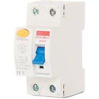 Contactum Defender 63A 30mA DP A Curve RCD (363HA)