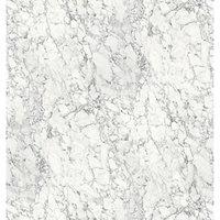 Wilsonart Marmo Bianco Laminate Upstand 3000mm x 95mm x 12mm (363PG)